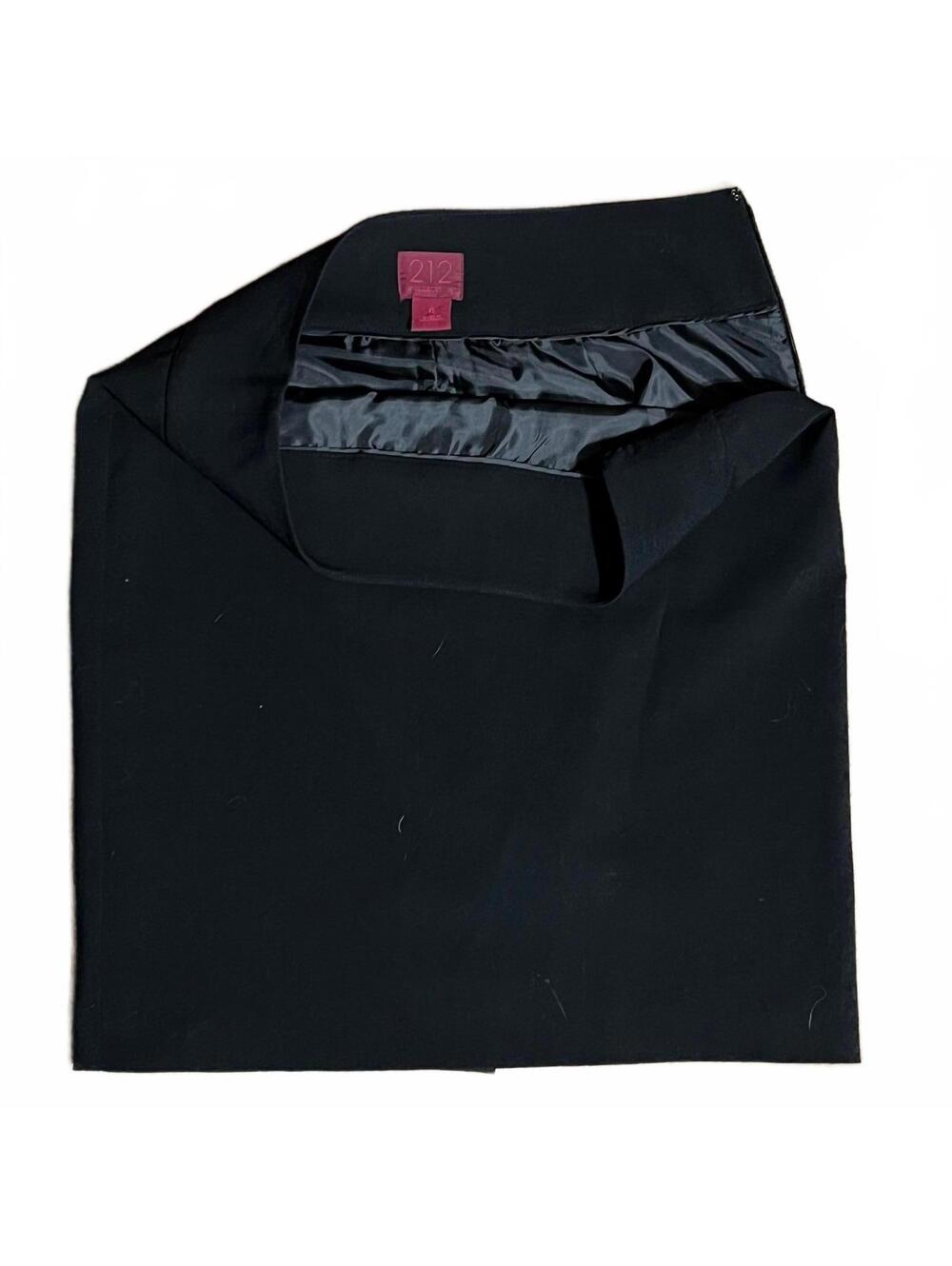 212 Collection Classic Black Pencil Skirt - Size 6